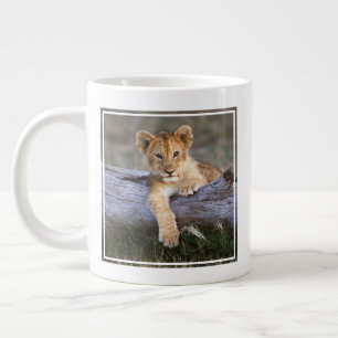 Cutest Baby djur Cute Lejonare Unge Jumbo Mugg