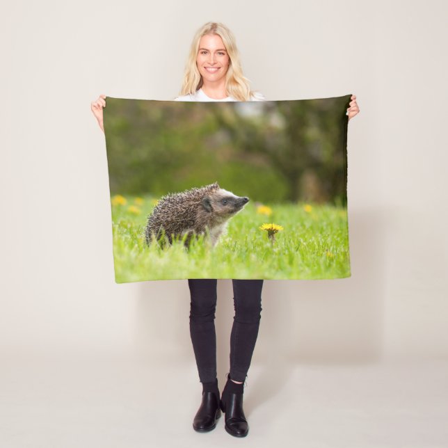 Cutest Baby djur | European Hedgehog Fleecefilt (På plats)