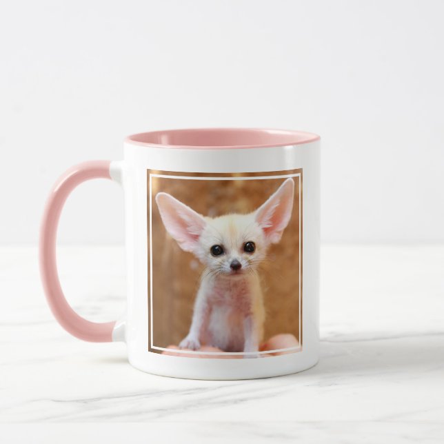 Cutest Baby djur | Fennec Fox Mugg (Vänster)