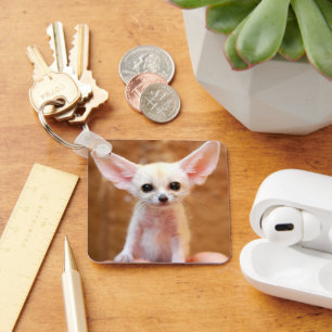 Cutest Baby djur Fennec Fox Nyckelring