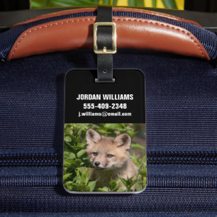 Cutest Baby djur Fox Kit Bagagebricka