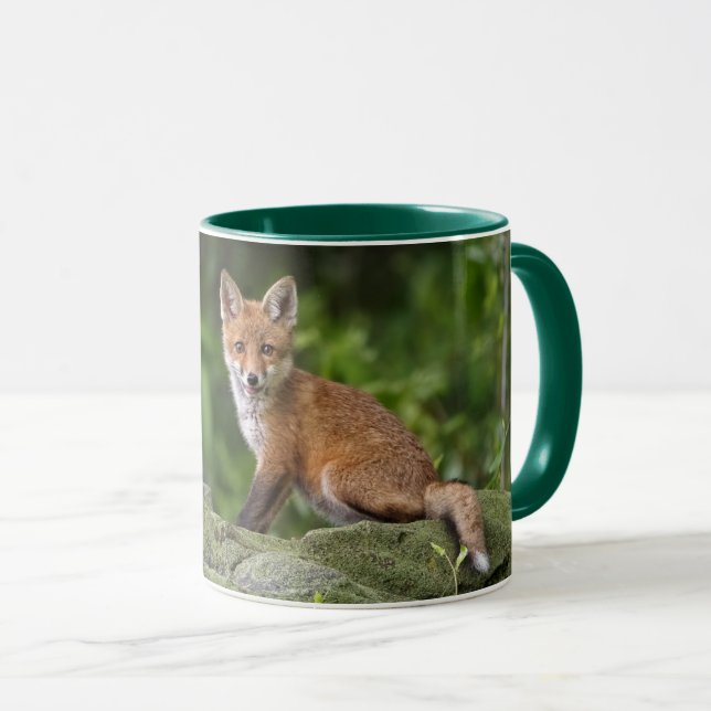 Cutest Baby djur | Foxy Smile Mugg (Framsida höger)