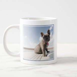 Cutest Baby djur Fransk Bulldog Boot Jumbo Mugg