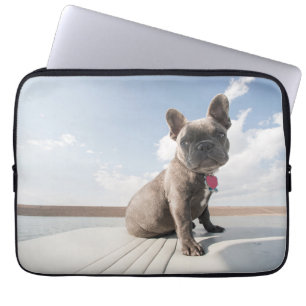Cutest Baby djur   Fransk Bulldog Boot Laptop Fodral