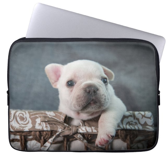 Cutest Baby djur | Fransk Bulldog Laptop Fodral (Framsidan)
