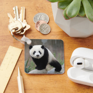 Cutest Baby djur Giant Panda Baby Nyckelring