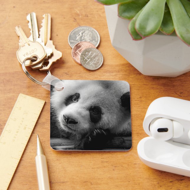 Cutest Baby djur | Giant Panda Bear Unge Nyckelring (Skrivbord)