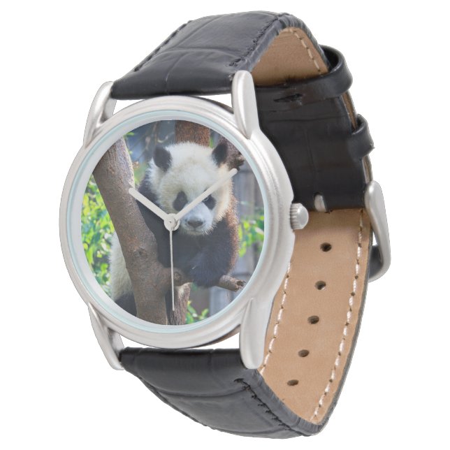 Cutest Baby djur | Giant Panda Unge Armbandsur (Vinklad)