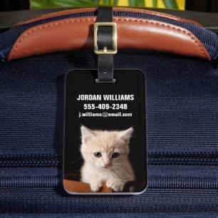 Cutest Baby djur   Ginger Kitten Bagagebricka