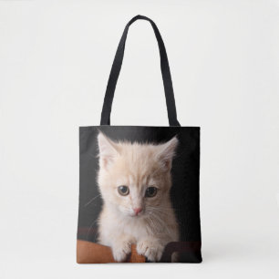 Cutest Baby djur Ginger Kitten Tygkasse