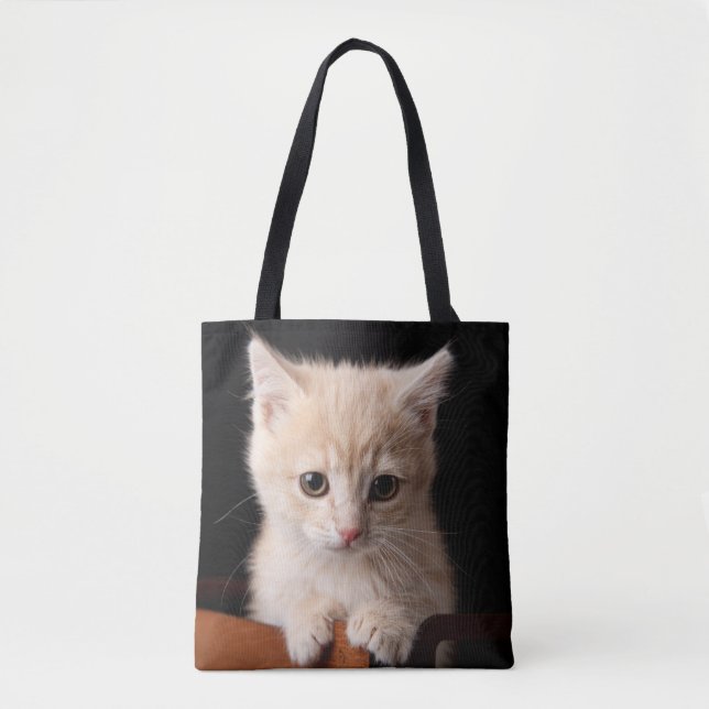 Cutest Baby djur | Ginger Kitten Tygkasse (Framsida)
