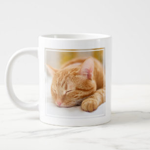Cutest Baby djur Gingerkatt för sömnad Jumbo Mugg