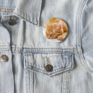 Cutest Baby djur   Gingerkatt för sömnad Knapp