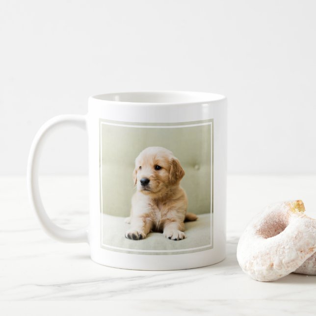 Cutest Baby djur | Golden Retriever Puppy Kaffemugg (Med munk)