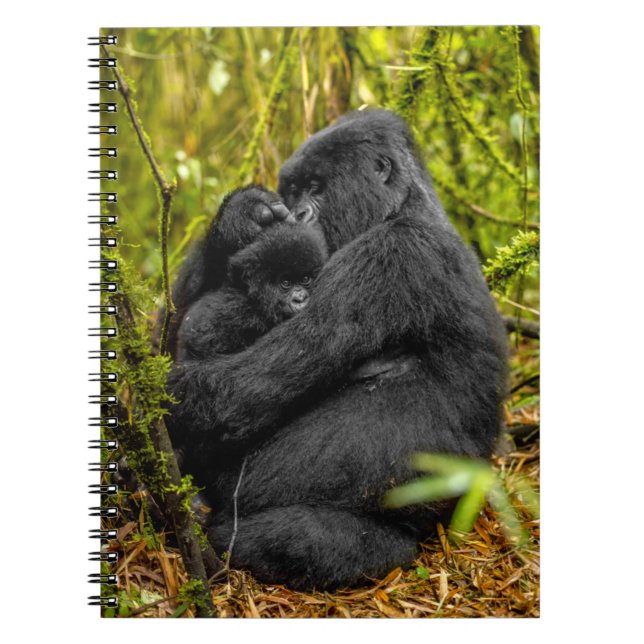Cutest Baby djur | Gorilla & Baby Anteckningsbok (Framsidan)