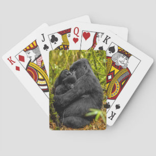 Cutest Baby djur Gorilla & Baby Casinokort