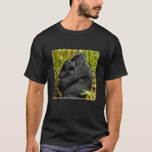 Cutest Baby djur   Gorilla & Baby T Shirt