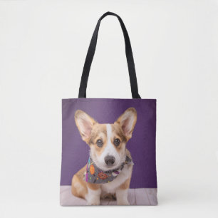Cutest Baby djur Halloween Corgi Tygkasse
