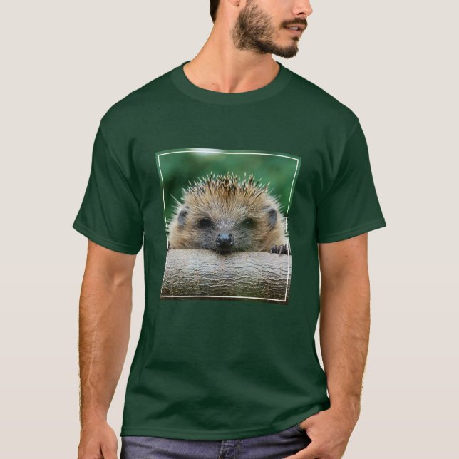 Cutest Baby djur | Hedgehog Smile T Shirt (Framsida)