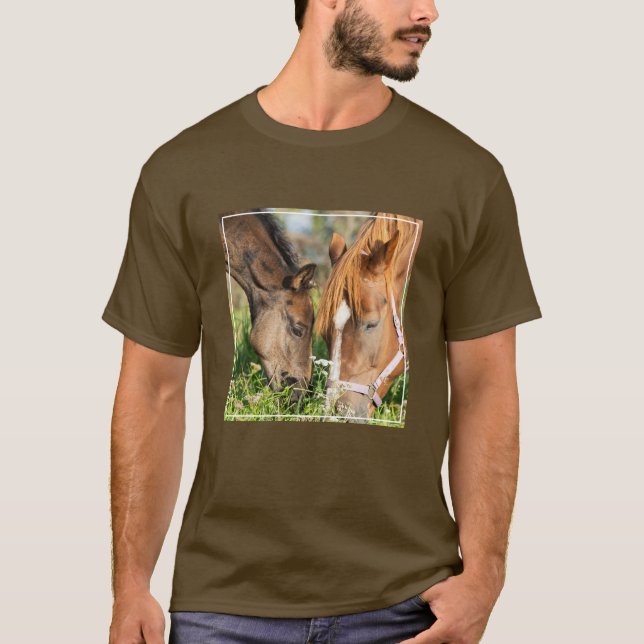 Cutest Baby djur | Horse Colt T Shirt (Framsida)