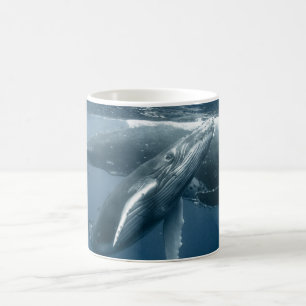 Cutest Baby djur Hump Whale Calf Kaffemugg