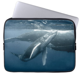 Cutest Baby djur Hump Whale Calf Laptop Fodral