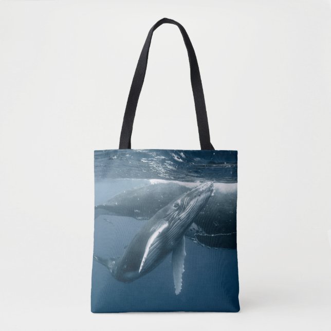 Cutest Baby djur | Hump Whale Calf Tygkasse (Framsida)