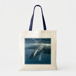 Cutest Baby djur Hump Whale Calf Tygkasse