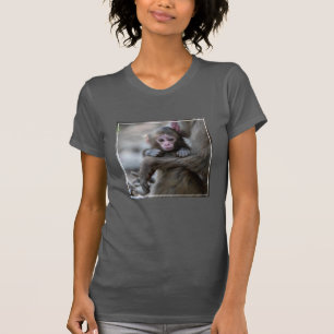 Cutest Baby djur Japansk apa och Baby T Shirt