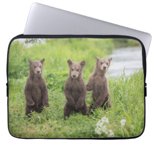 Cutest Baby djur Kamchatka Brown Unge Laptop Fodral