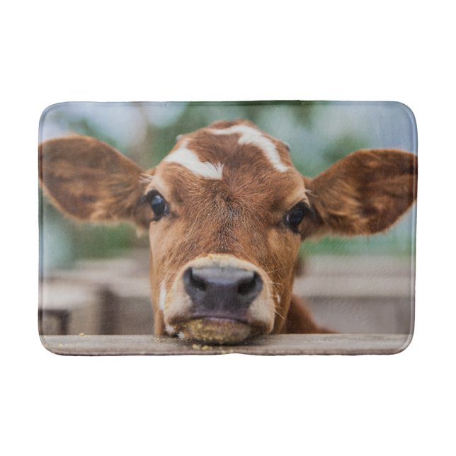 Cutest Baby djur | Little Cow Calf Badrumsmatta (Framsidan)