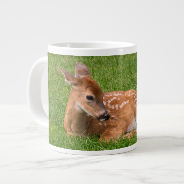 Cutest Baby djur | Little Fawn Jumbo Mugg (Framsida vänster)