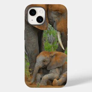 Cutest Baby djur Mamma Elephant & Baby
