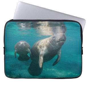 Cutest Baby djur Manatee & Baby Laptop Fodral