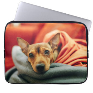 Cutest Baby djur Miniature Pinscher Laptop Fodral