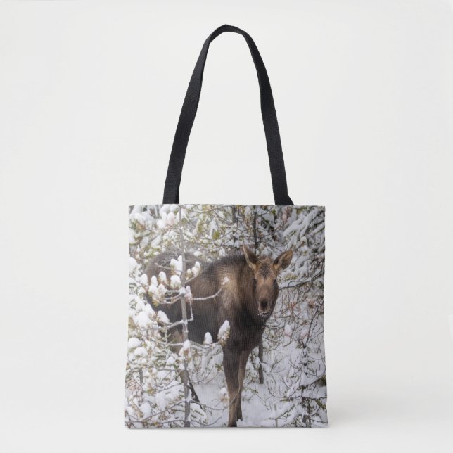 Cutest Baby djur | Moose Calf Tygkasse (Framsida)