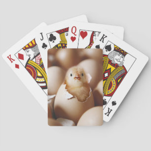 Cutest Baby djur NYFÖDD BEBIS CHICK Casinokort