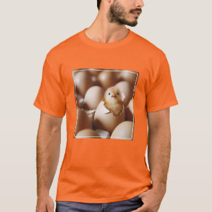 Cutest Baby djur NYFÖDD BEBIS CHICK T Shirt
