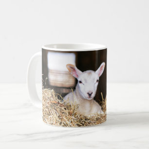 Cutest Baby djur Nyfödd Lamb Kaffemugg