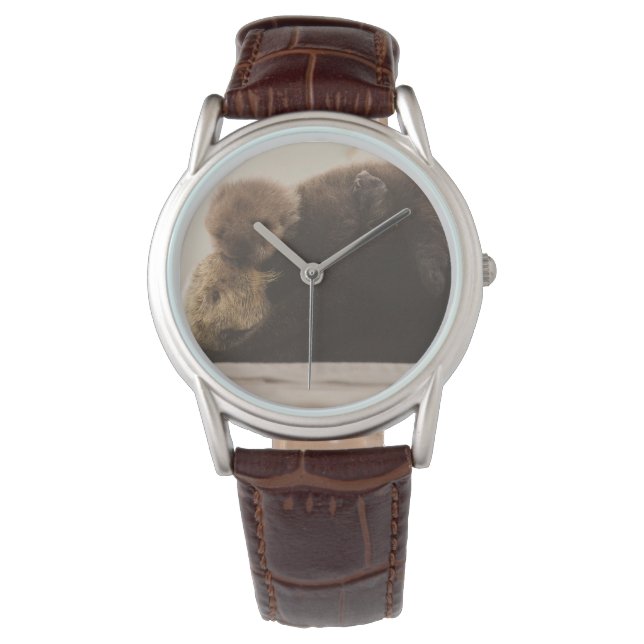 Cutest Baby djur | Nyfödd yttre Valp Armbandsur (Framsida)