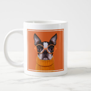 Cutest Baby djur Orange Boston Terrier Jumbo Mugg