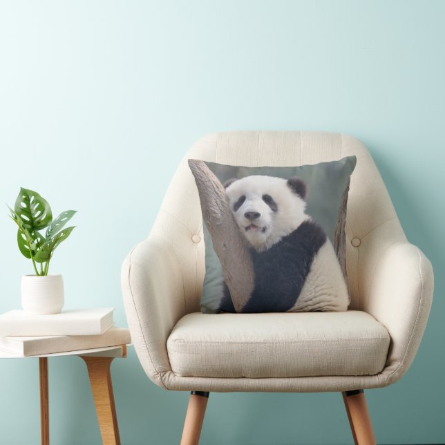 Cutest Baby djur | Panda Bear Sleeping Baby Kudde (Stol)