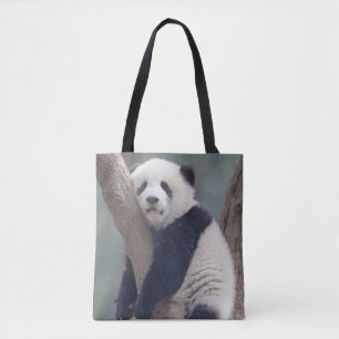 Cutest Baby djur Panda Bear Sleeping Baby Tygkasse
