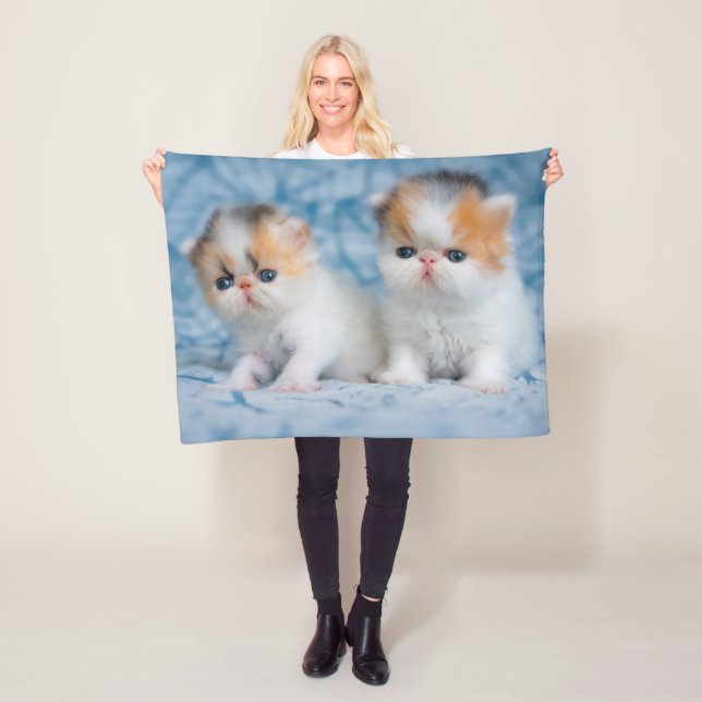 Cutest Baby djur | Persian Calico Kitten Fleecefilt (På plats)
