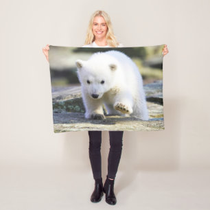 Cutest Baby djur Polar Björn Baby Fleecefilt