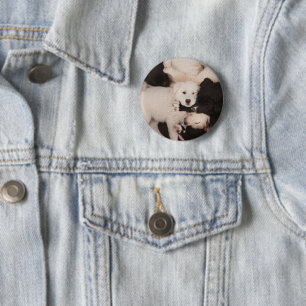 Cutest Baby djur Pungor Knapp