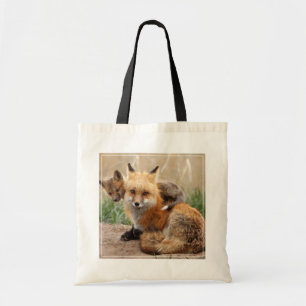 Cutest Baby djur Red Fox & Baby Tygkasse