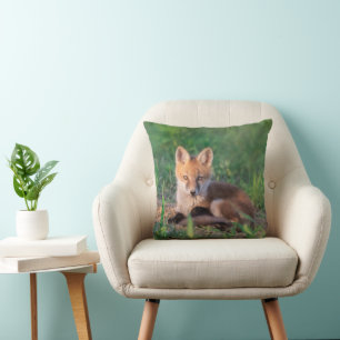 Cutest Baby djur   Red Fox Kit Relaxing Kudde