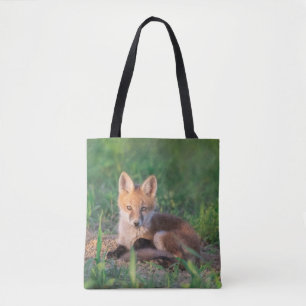 Cutest Baby djur Red Fox Kit Relaxing Tygkasse