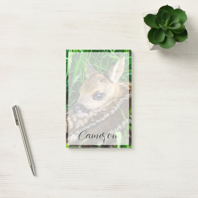Cutest Baby djur | Roe Hjort Baby Post-it Block (Kontor)